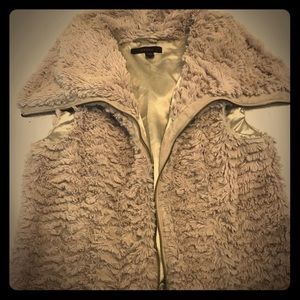 Faux fur vest